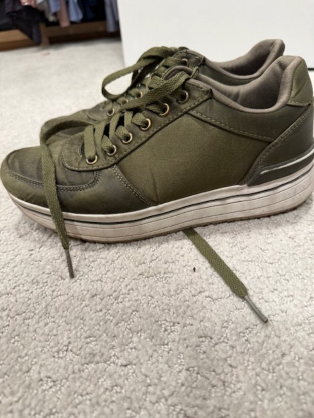 Army Green Shoes